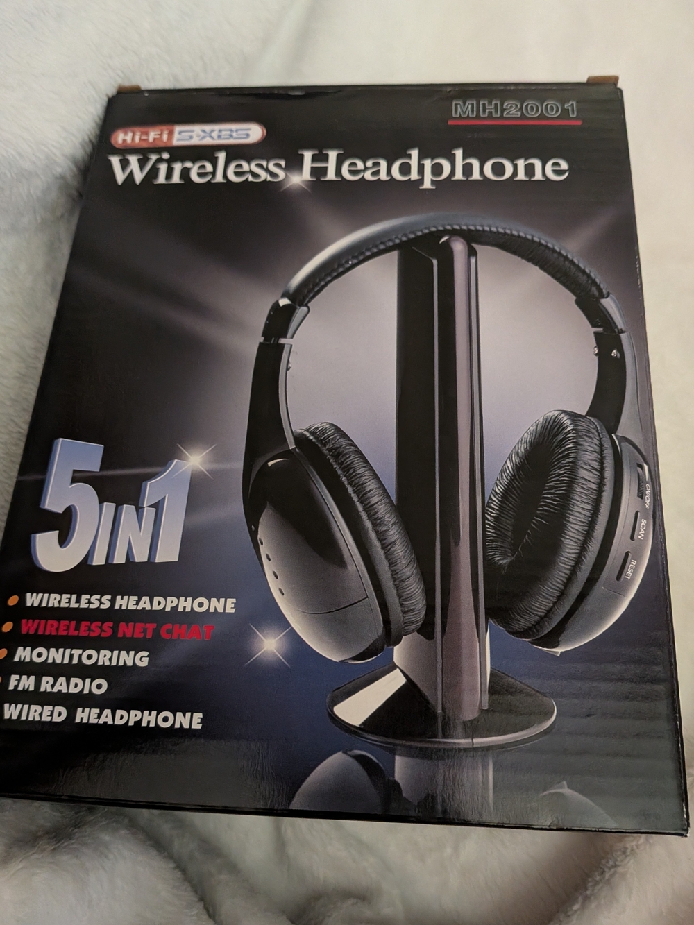 Wireless Headphone — Black